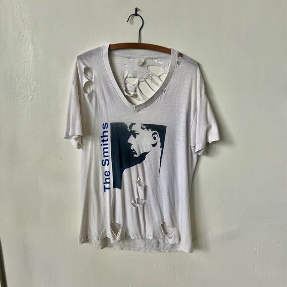 Vintage The Smith’s Hatful of Hollow Thrashed T Shirt 1980’s Morrissey Shirt - Picture 1 of 8
